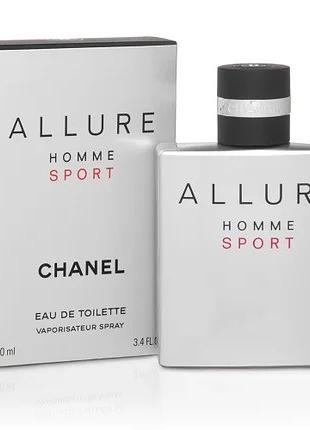 Chanel Allure Homme Sport туалетна вода 100 ml. (Шанель Алюр Х...