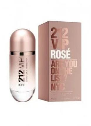 Carolina Herrera 212 Vip Rose парфюмированная вода 80 ml. (Кар...
