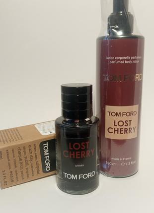Набор женская парфюмерия +лосьон для тела Tom Ford Lost Cherry...