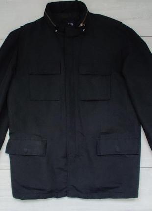 Мужская черная базовая куртка ветровка оригинал l-xl