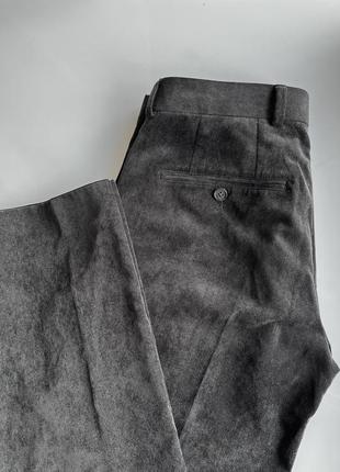 We fashion вельветовые серые брюки прямого кроя, размер 44, s
