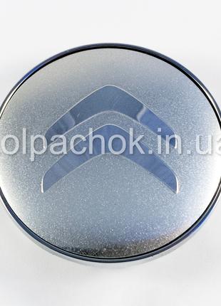 Колпачок на диски Citroen серый/хром лого (62-68мм)