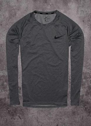 Nike pro long sleeve top (мужская термо кофта найк про )