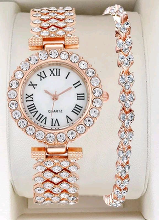 Жіночий набір: наручний годинник і браслет