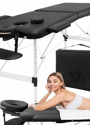 Массажный стол складной 4FIZJO Massage Table Alu W60 Black