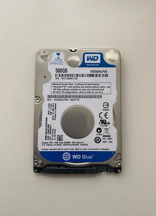 Продам HDD WD5000LPVX 500gb б/у