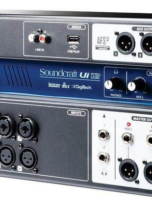 SOUNDCRAFT Ui12 Цифровий мікшерний пульт 8+2+USB