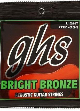 GHS BB30L BRIGHT BRONZE Струни для акустичної гітари бронза, 1...