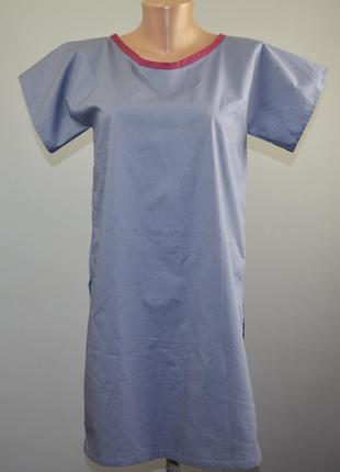 Tommy hilfiger женская ночная рубашка (s) 100% хлопок. в идеале