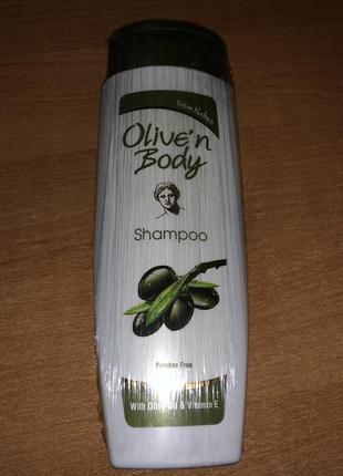 Шампунь для волосся з оливковою олією olive’n body