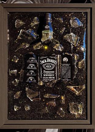 Картина розбита пляшка «Jack Daniel’s» (Broken bottle)