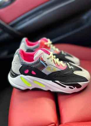 Кроссовки adidas yeezy boost 700 v1 wave runner pink kaws