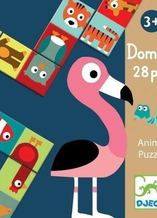 Настольная игра Domino Детское Домино Сложи Животное
