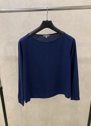 Блуза блузка uniqlo синяя женская