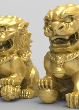 Китайська статуетка левів, статуетка львів