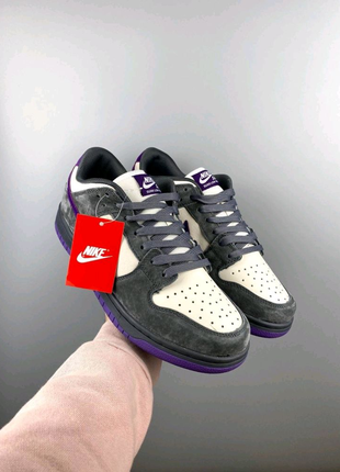 Чоловічі кросівки Nike SB Dunk Low Pro Grey Purple