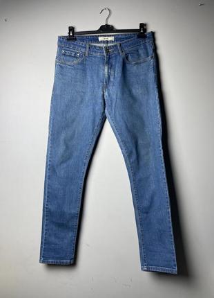 Синие джинсы узкие мужские