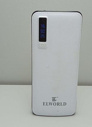Универсальный внешний аккумулятор повербанк Б/У Elworld 20000 mAh