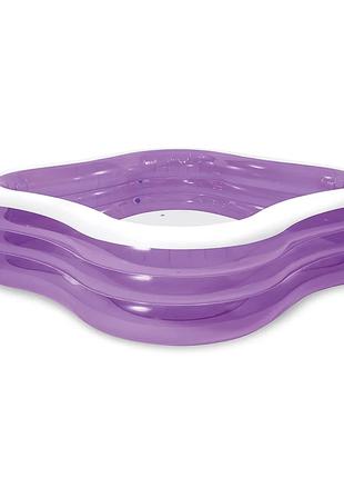 Дитячий надувний басейн Intex 57495 «Сімейний», фіолетовий, 22...