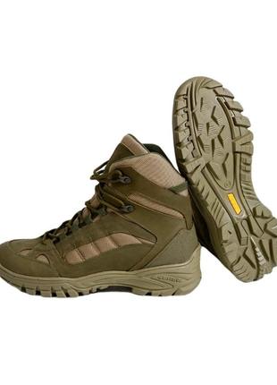 Берці черевики зимові тактичні зелені (низькі) vz-008