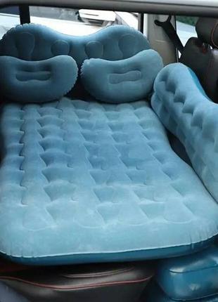 Надувная кровать-матрас с подушками