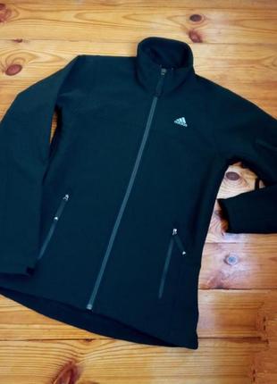 Чорна спортивна куртка adidas/ спортивная кофта / куртка для б...