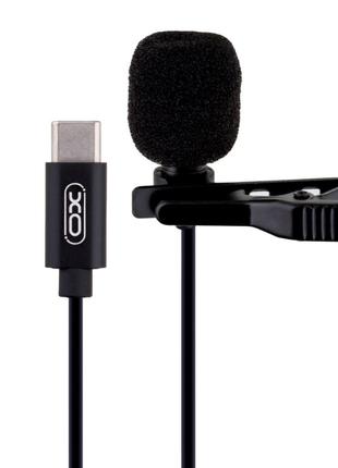 Микрофон для телефона XO MKF-02 / Type-C / 2 метра / Черный