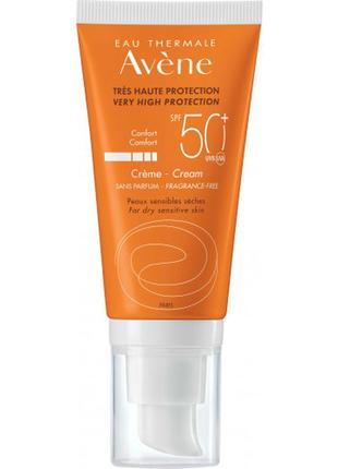 Авен крем сонцезахисний spf 50 для сухої та чутливої шкіри.