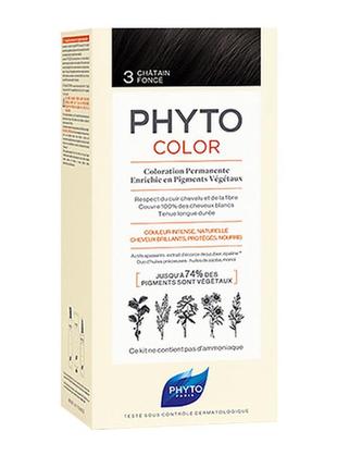 Безаммиачная крем-краска для волос phyto phytocolor coloration...