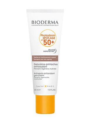 Солнцезащитный гель-крем для лица spf 50+ bioderma photoderm s...