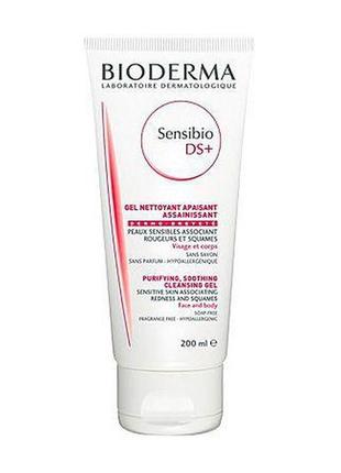 Очищаючий гель bioderma sensibio ds+ soothing purifying cleans...
