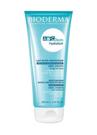 Молочко для тіла bioderma abcderm hydratant 200 мл