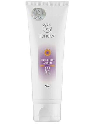 Renew крем солнцезащитный spf 30 sunscreen cream spf 30 80 мл