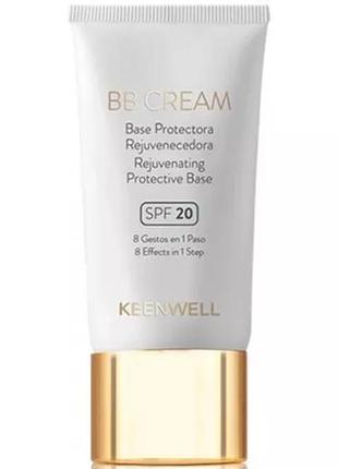 Омолаживающая защитная база для макияжа spf20 keenwell bb crea...