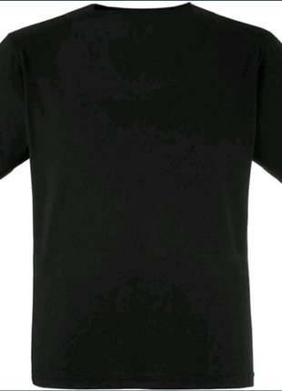 черная, новая футболка, мужская, размер М, 100% котон