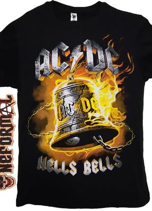 Футболка AC/DC "Hells Bells", чорна, Розмір S