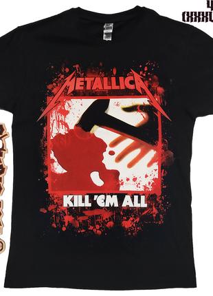 Футболка Metallica Kill'em All черная, Размер 4XL (XXXL Euro)