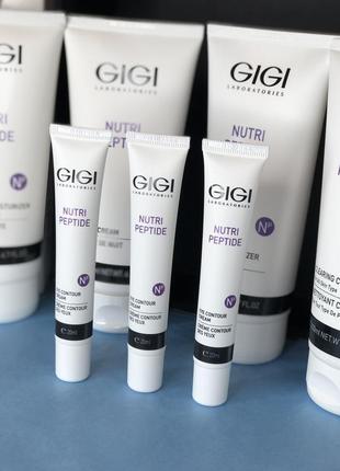 🟣 крем для век gigi 🙄 с пептидами против морщин nutri peptide ...