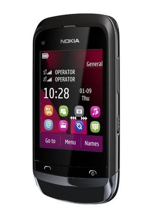 Мобильный телефон Nokia C2-03 Dual бу black