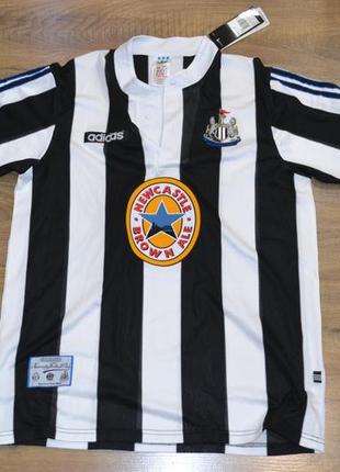 Newcastle home football xl adidas футболка коллекционная винтаж