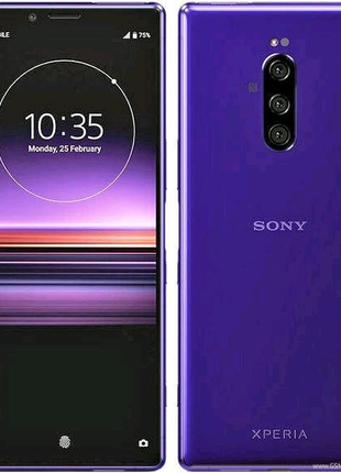 Смартфон Sony Xperia 1 (mark1) 6/64Gb Purple, 6.5" OLED, 12+12+12