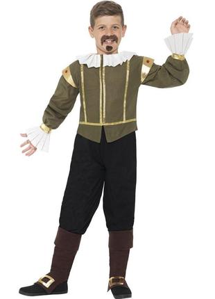 Карнавальный костюм шекспир , принц придворный 10-11, 11-12 лет