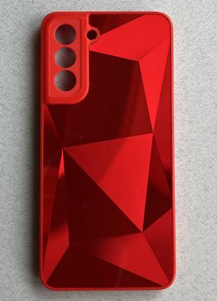 Чехол-накладка (бампер) на Samsung Galaxy S21 FE 5G красный с ...