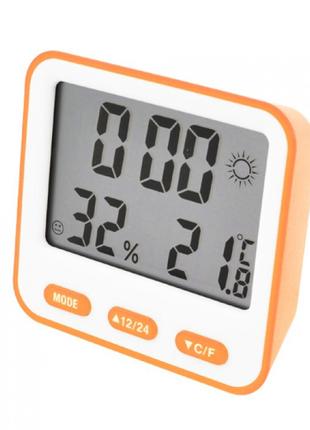 Цифровой термометр с гигрометром BK-854 Функция часов, календа...