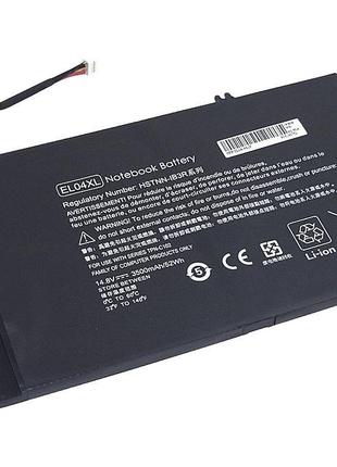 Аккумуляторная батарея для ноутбука HP EL04XL ENVY 4 14.8V Bla...