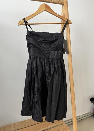 Черное платье-мини в платье женский короткое платье с подюпник...