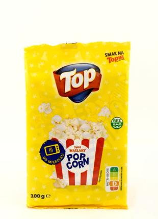 Попкорн Top с маслом Popcorn smak maslany 100 г Польша