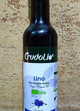 Льняное масло Crudolio Olio di semi di lino Biologico первый х...