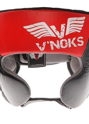 Боксерский шлем v`noks potente red xl