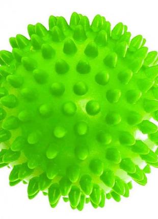 Массажный мячик easyfit pvc 7.5 см мягкий (надувной) зеленый (...